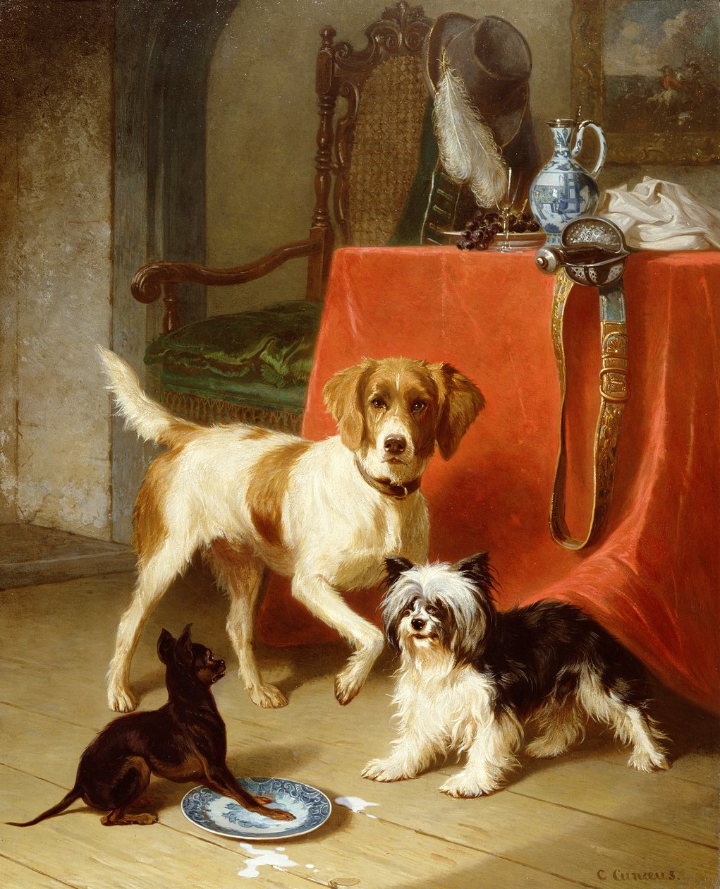 3匹の犬 | コンラディン・クネアウス